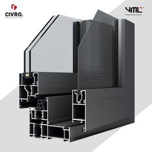 Nhôm CIVRO XWS115 Window with Flyscreen Sash