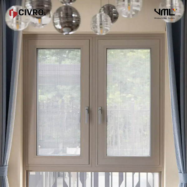 Nhôm CIVRO XWS115 Window with Flyscreen Sash - Ảnh 2