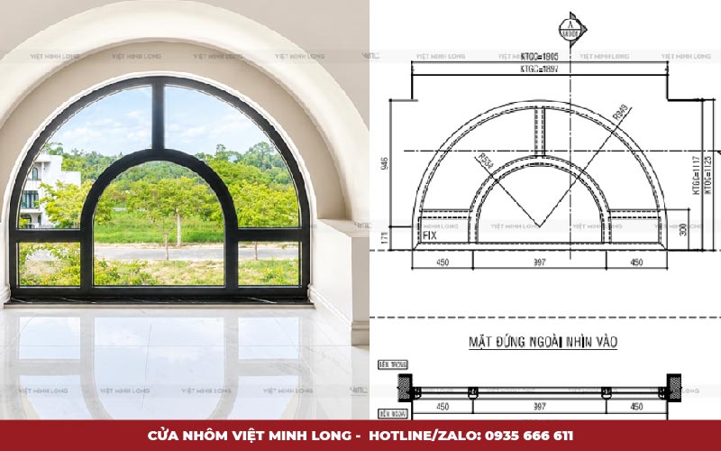 Biệt thự Cà Mau - nhôm Maxpro 83