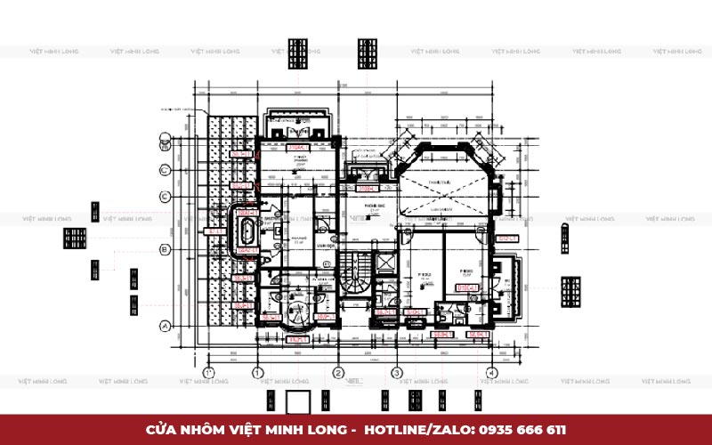 Biệt thự Cà Mau - nhôm Maxpro 83