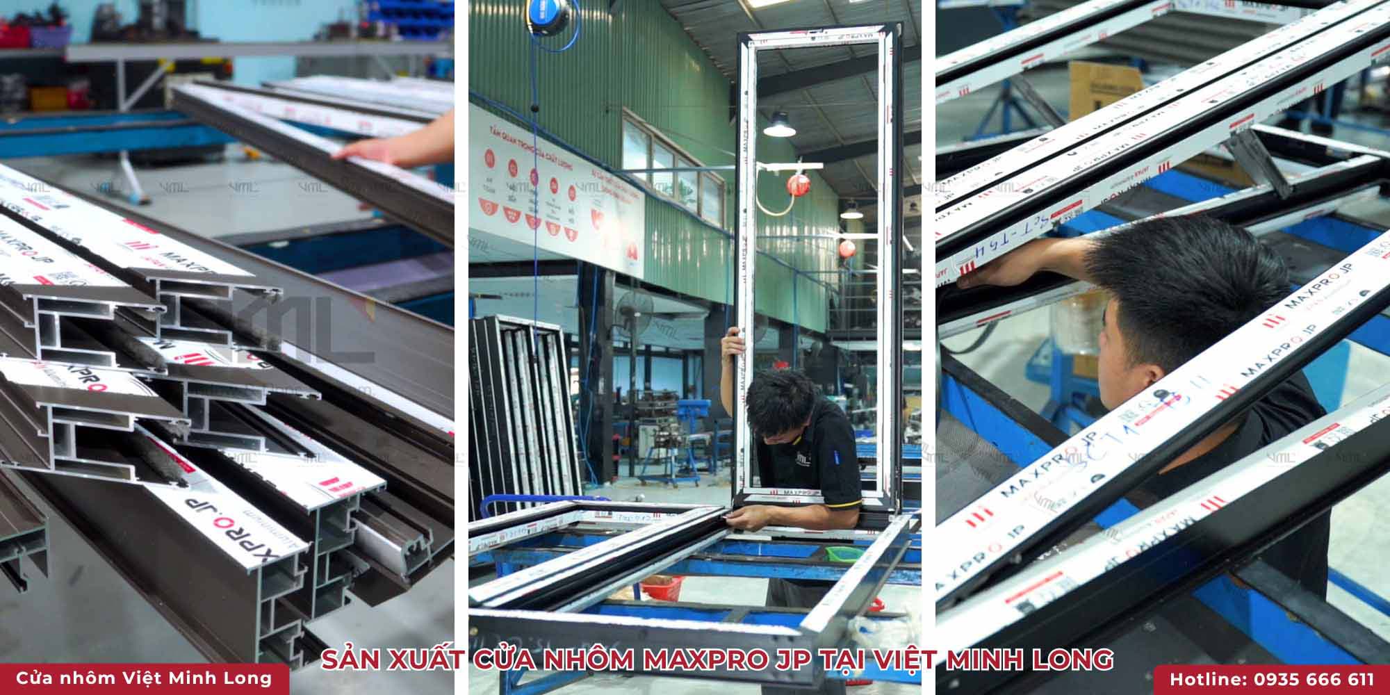 Cửa nhôm Maxpro JP - Cửa nhôm Việt Minh Long