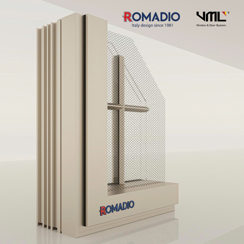 Cửa nhôm Romadio FineLine 59WO - Cửa nhôm Việt Minh Long