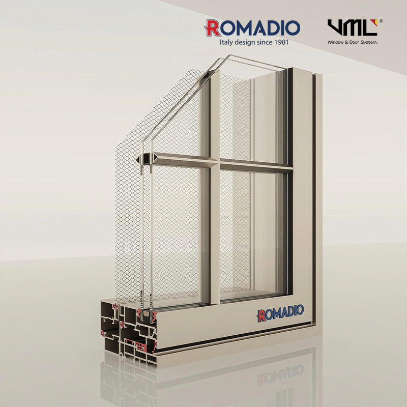 Cửa nhôm Romadio FineLine 59WO - Cửa nhôm Việt Minh Long
