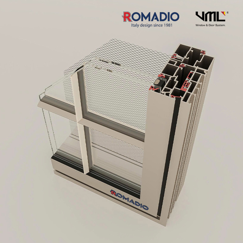 Cửa nhôm Romadio FineLine 59WO - Cửa nhôm Việt Minh Long