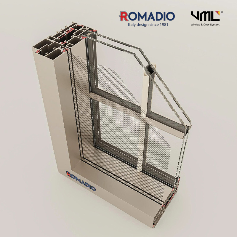 Cửa nhôm Romadio FineLine 59WO - Cửa nhôm Việt Minh Long