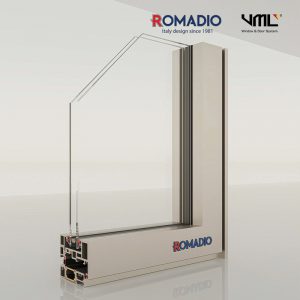 Cửa nhôm Romadio Fineline 62D – Cửa đi mở quay mỏng nhất thế giới