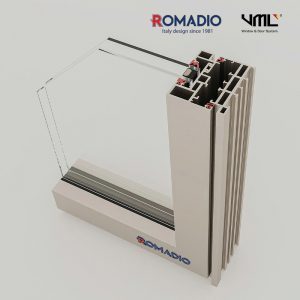 Cửa nhôm Romadio Fineline 62D – Cửa đi mở quay mỏng nhất thế giới - Ảnh 3