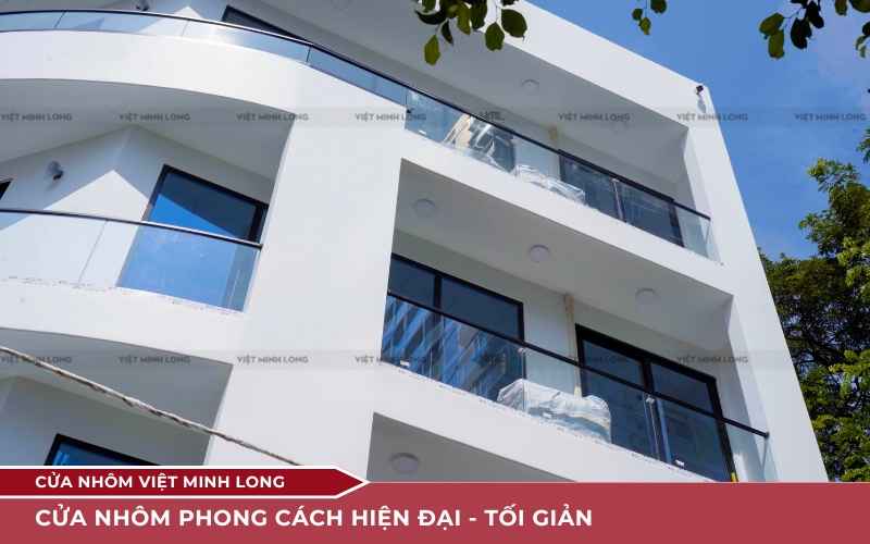 Biệt thự nhà phố cửa nhôm kính