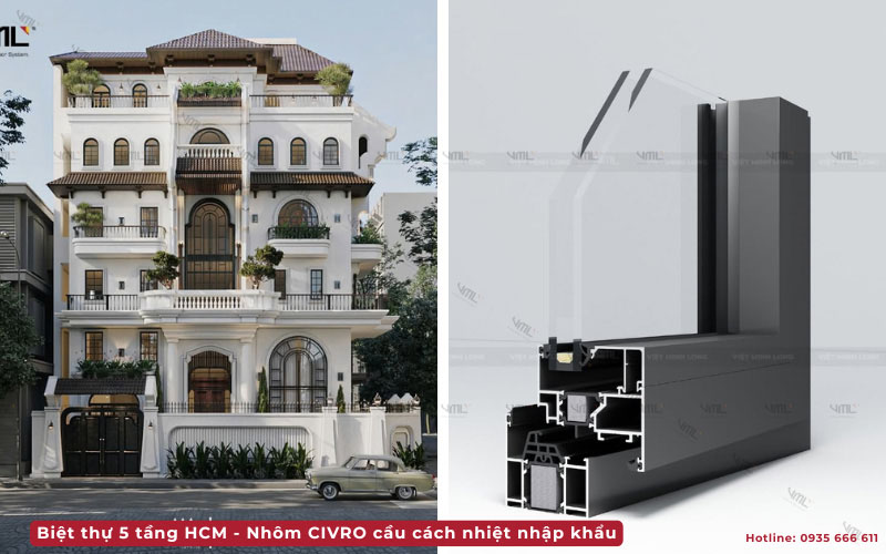 Cửa nhôm cách âm cách nhiệt - Cửa nhôm Việt Minh Long