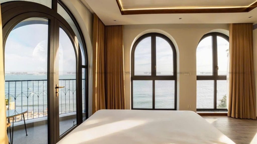 Hạng mục cửa nhôm kính LCV Resort Mũi Né