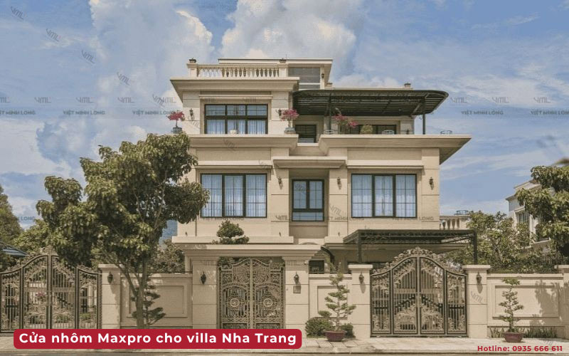 Mẫu cửa nhôm Maxpro - Cửa nhôm Việt Minh Long