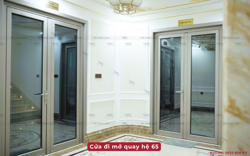 Mẫu cửa nhôm Maxpro - Cửa nhôm Việt Minh Long