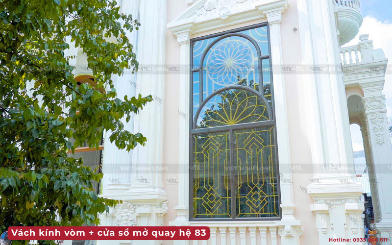 Mẫu cửa nhôm Maxpro - Cửa nhôm Việt Minh Long