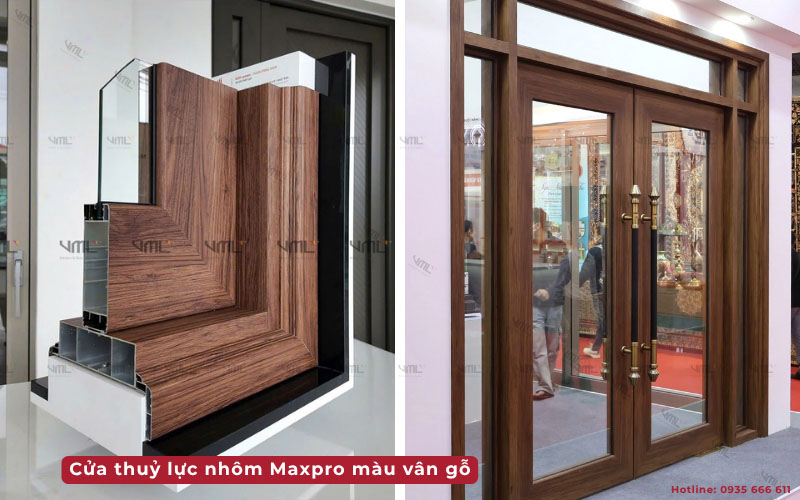 Mẫu cửa nhôm Maxpro - Cửa nhôm Việt Minh Long