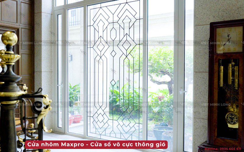 Mẫu cửa nhôm Maxpro - Cửa nhôm Việt Minh Long