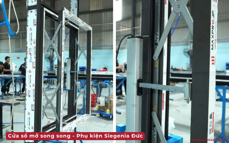 Mẫu cửa nhôm Maxpro - Cửa nhôm Việt Minh Long