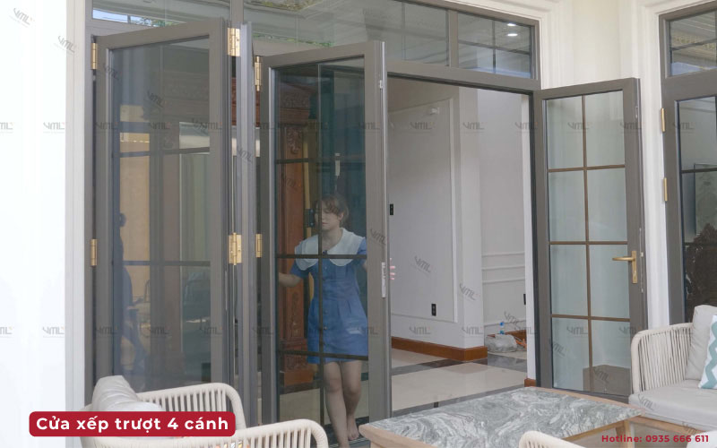 Mẫu cửa nhôm Maxpro - Cửa nhôm Việt Minh Long