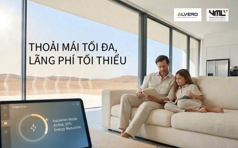 Nhôm alvero ASD126 cửa đi mở trượt