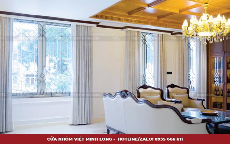 Biệt thự phố - Cửa nhôm Việt Minh Long