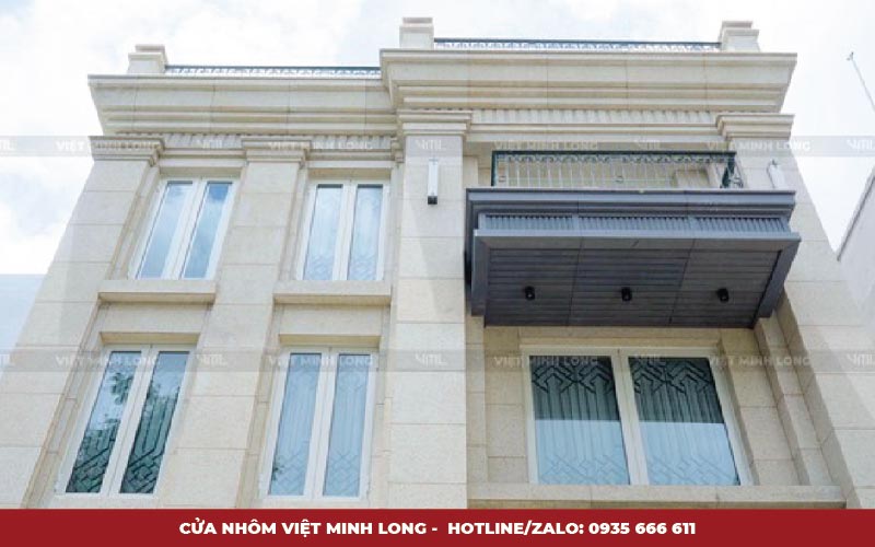 Biệt thự phố - Cửa nhôm Việt Minh Long