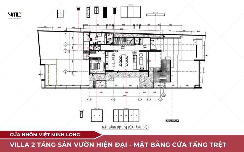 Villa 2 tầng sân vườn hiện đại
