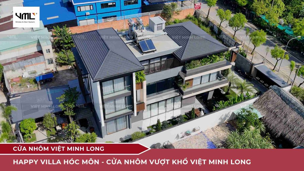 Villa 2 tầng sân vườn hiện đại